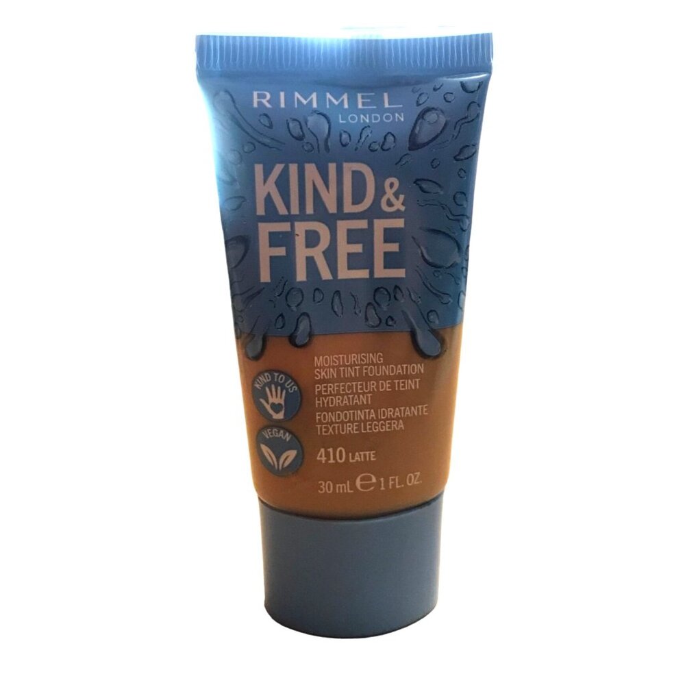 Rimmel London Foundation 410 Latte Kind & Free Moisturizing Skin Tint 30ml
